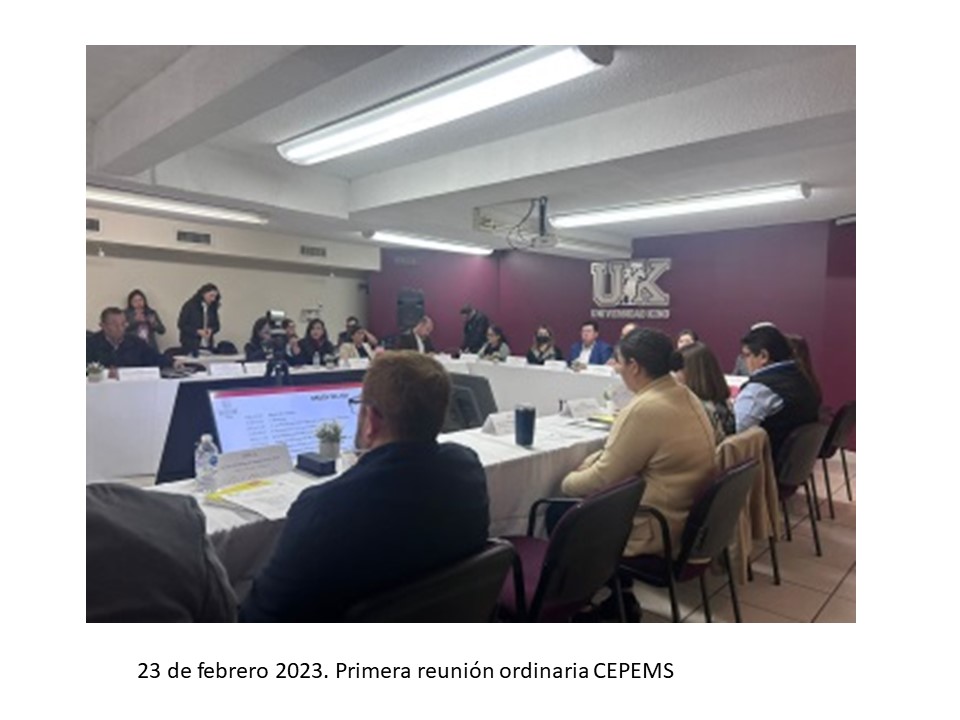 23 de febrero 2023. Primera reunión ordinaria CEPEMS